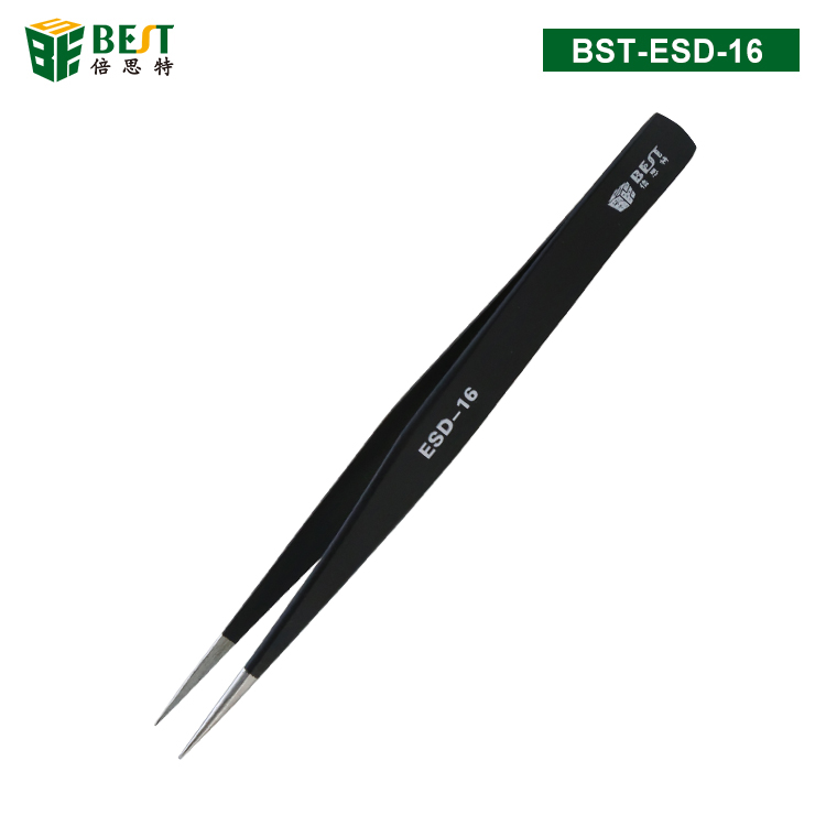BST-ESD-16 優(yōu)質(zhì)鋼化高級防靜電鑷子
